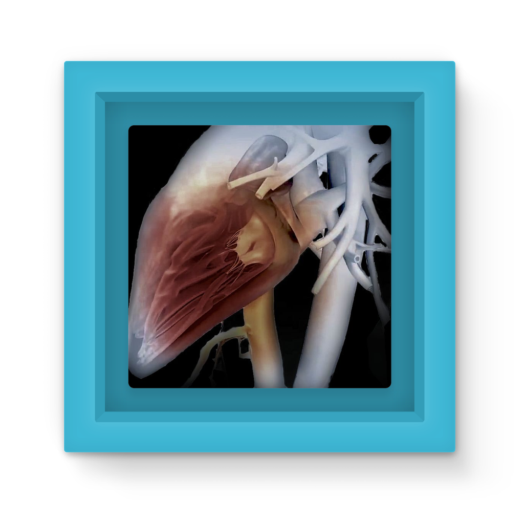 Black Heart Magnet Frame