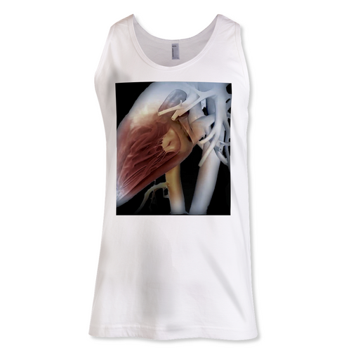 Black Heart Tank Top