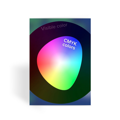 CMYK Range Greeting Card
